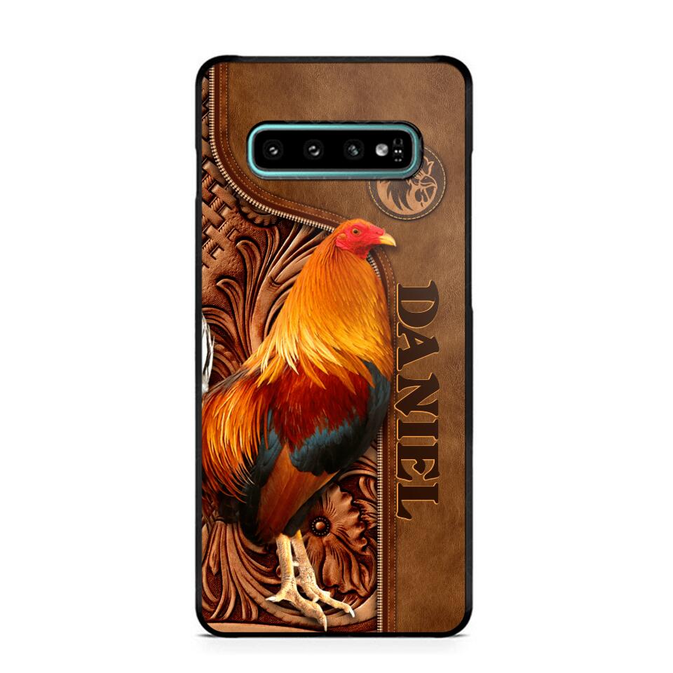 Personalized Roosters Lover Phone Case Leather Printed 22JUL-DT22