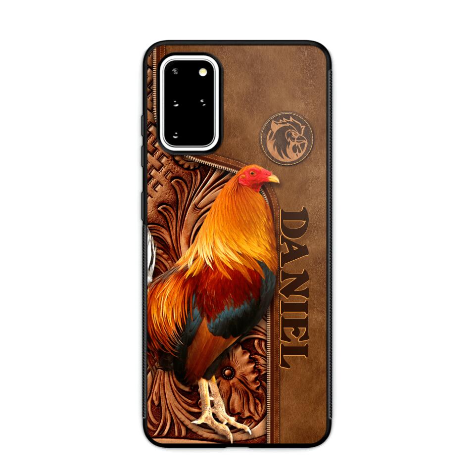 Personalized Roosters Lover Phone Case Leather Printed 22JUL-DT22