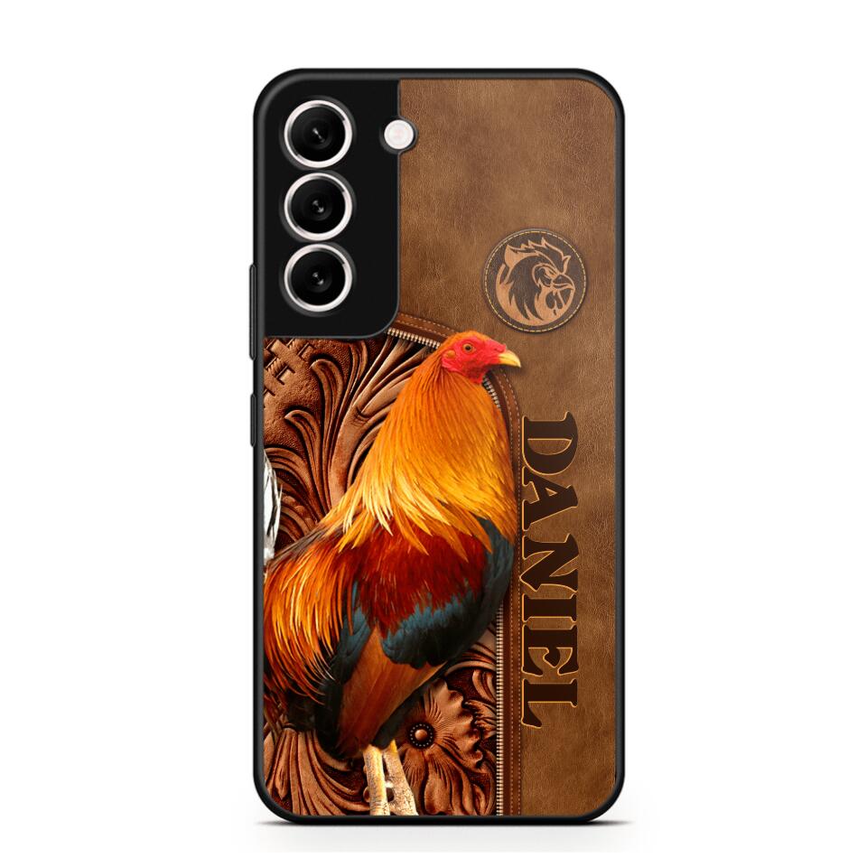 Personalized Roosters Lover Phone Case Leather Printed 22JUL-DT22