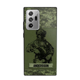 Personalized Canadian Soldier Camo Phone Case Printed 22JUL-HC23