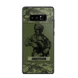 Personalized Canadian Soldier Camo Phone Case Printed 22JUL-HC23