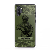 Personalized Canadian Soldier Camo Phone Case Printed 22JUL-HC23