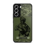 Personalized Canadian Soldier Camo Phone Case Printed 22JUL-HC23