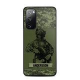 Personalized Canadian Soldier Camo Phone Case Printed 22JUL-HC23