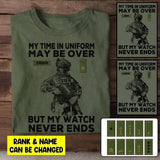 Personalized Swedish Soldier/Veterans Tshirt Printed 22JUL-HY23