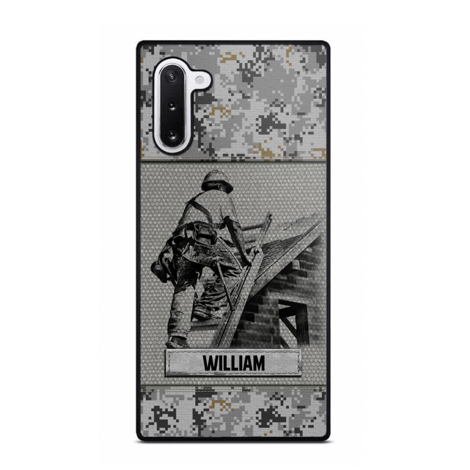 Personalized Roofer Camo Phone Case Printed 22JUL-HQ23