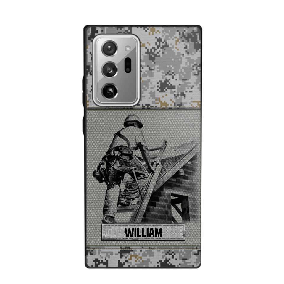 Personalized Roofer Camo Phone Case Printed 22JUL-HQ23