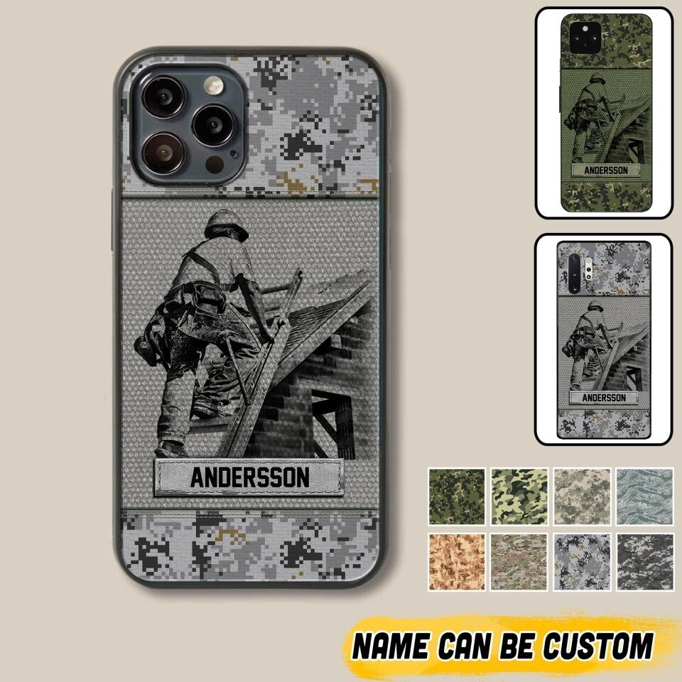 Personalized Roofer Camo Phone Case Printed 22JUL-HQ23