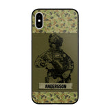 Personalized Australian Soldier Camo Phone Case Printed 22JUL-HC23