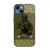 Personalized Australian Soldier Camo Phone Case Printed 22JUL-HC23