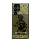 Personalized Australian Soldier Camo Phone Case Printed 22JUL-HC23