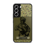 Personalized Australian Soldier Camo Phone Case Printed 22JUL-HC23