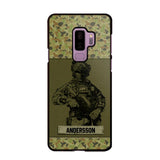 Personalized Australian Soldier Camo Phone Case Printed 22JUL-HC23