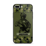 Personalized Swesdish Soldier Camo Phone Case Printed 22JUL-HC23