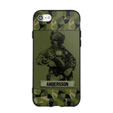 Personalized Swesdish Soldier Camo Phone Case Printed 22JUL-HC23