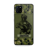 Personalized Swesdish Soldier Camo Phone Case Printed 22JUL-HC23