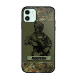 Personalized German Soldier Camo Phone Case Printed 22JUL-HC23