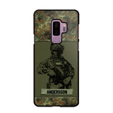 Personalized German Soldier Camo Phone Case Printed 22JUL-HC23