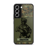Personalized German Soldier Camo Phone Case Printed 22JUL-HC23