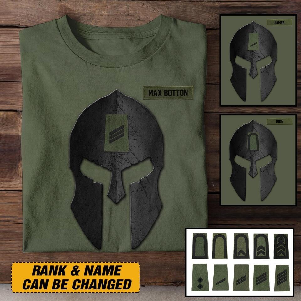 Personalized German Soldier/Veterans Tshirt Printed 22JUL-HY24