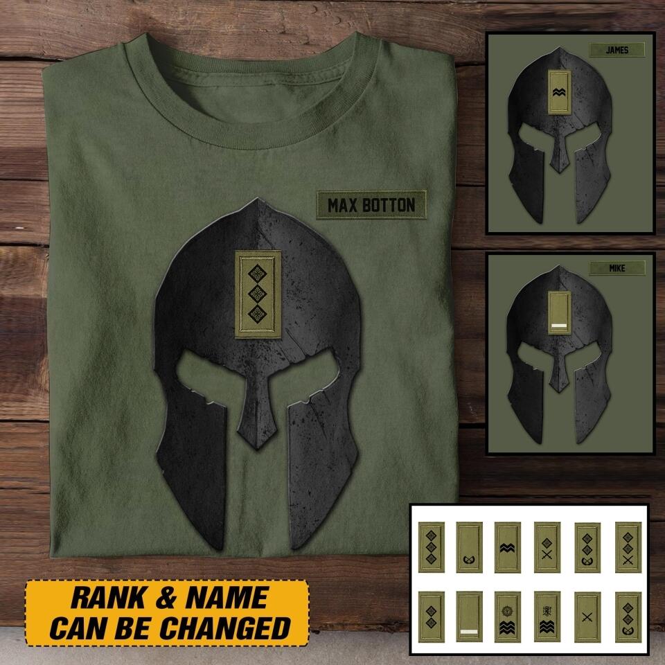Personalized Irish Soldier/Veterans Tshirt Printed 22JUL-HY24