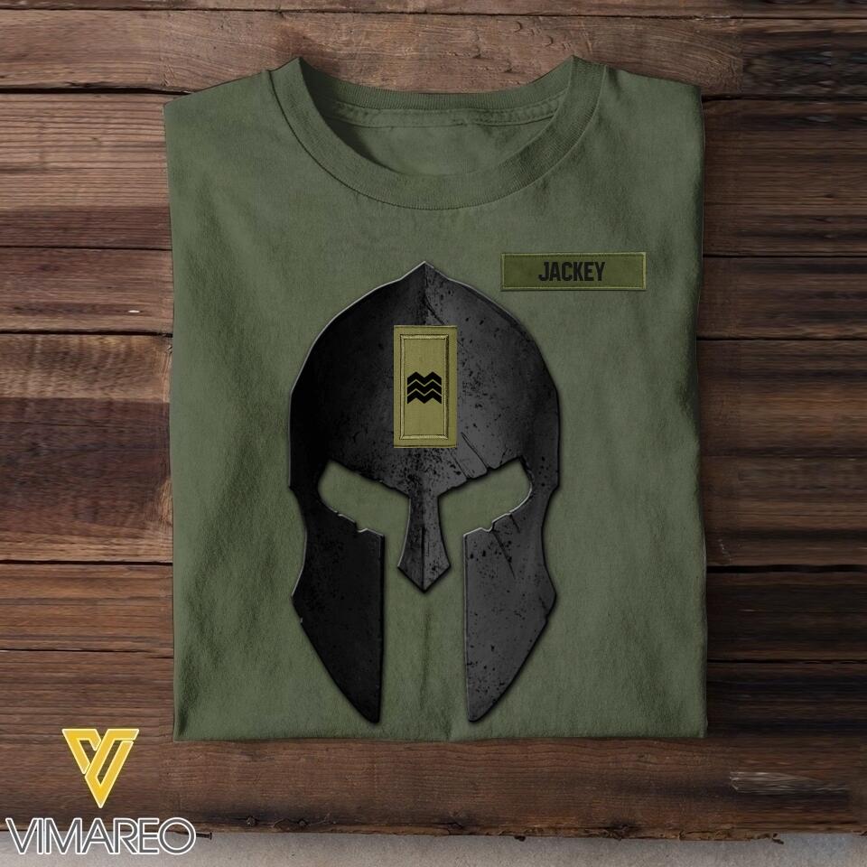 Personalized Irish Soldier/Veterans Tshirt Printed 22JUL-HY24