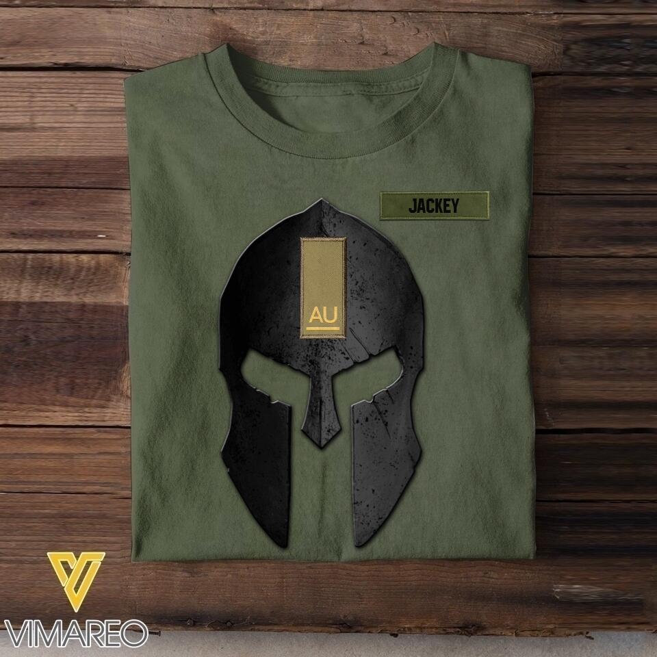 Personalized Italian Soldier/Veterans Tshirt Printed 22JUL-HY24
