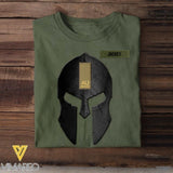 Personalized Italian Soldier/Veterans Tshirt Printed 22JUL-HY24