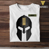 Personalized Italian Soldier/Veterans Tshirt Printed 22JUL-HY24
