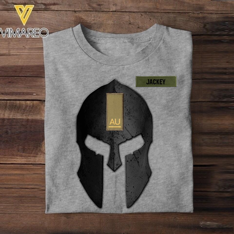 Personalized Italian Soldier/Veterans Tshirt Printed 22JUL-HY24