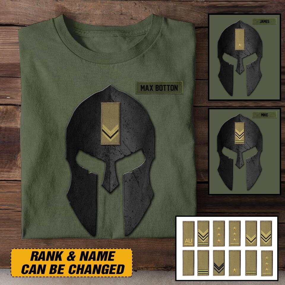 Personalized Italian Soldier/Veterans Tshirt Printed 22JUL-HY24