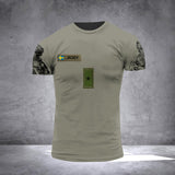 Personalized Sweden Veterans/Soldier Rank Tshirt 3D Printed QTVQ2406