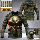 Personalized Swiss Veteran/ Solider Camo Sku Tshirt or Hoodie 3D Printed QTDT2406