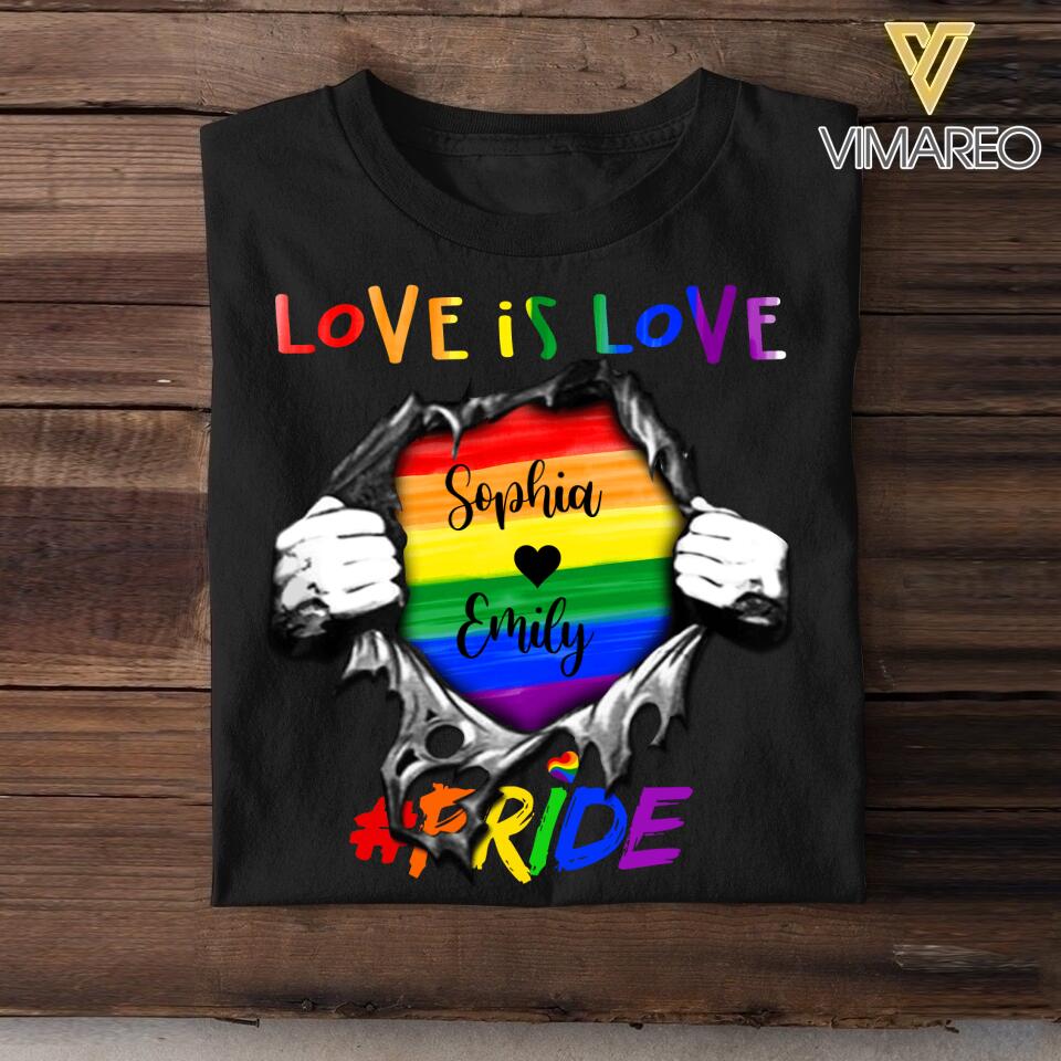 Personalized LGBT Pride Tshirt For LGBT Community, Queer LGBT, Gift For LGBT Proud Month 22JUL-DT27