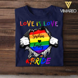 Personalized LGBT Pride Tshirt For LGBT Community, Queer LGBT, Gift For LGBT Proud Month 22JUL-DT27