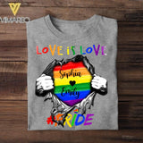 Personalized LGBT Pride Tshirt For LGBT Community, Queer LGBT, Gift For LGBT Proud Month 22JUL-DT27