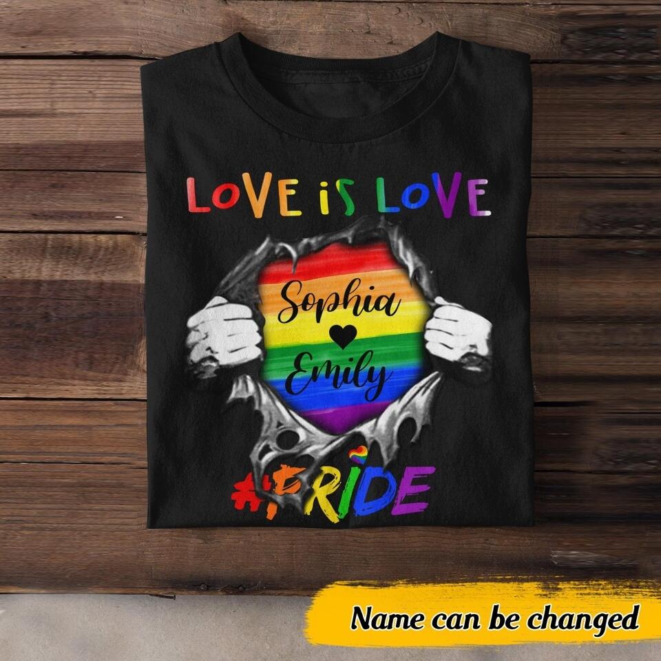 Personalized LGBT Pride Tshirt For LGBT Community, Queer LGBT, Gift For LGBT Proud Month 22JUL-DT27