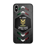 Personalized Italian Soldier Phone Case Printed 22JUL-HQ27