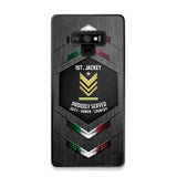 Personalized Italian Soldier Phone Case Printed 22JUL-HQ27