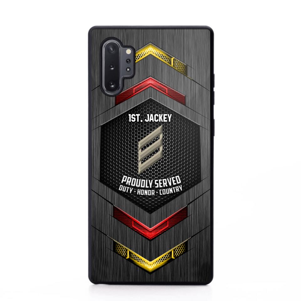 Personalized German Soldier Phone Case Printed 22JUL-HQ27