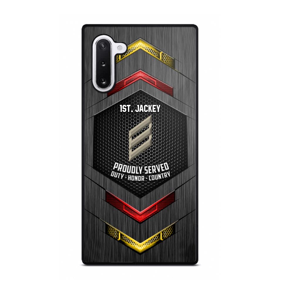 Personalized German Soldier Phone Case Printed 22JUL-HQ27