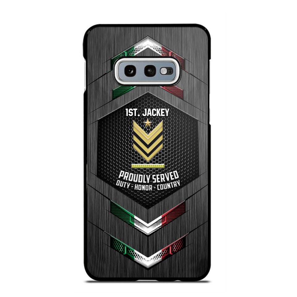 Personalized Italian Soldier Phone Case Printed 22JUL-HQ27