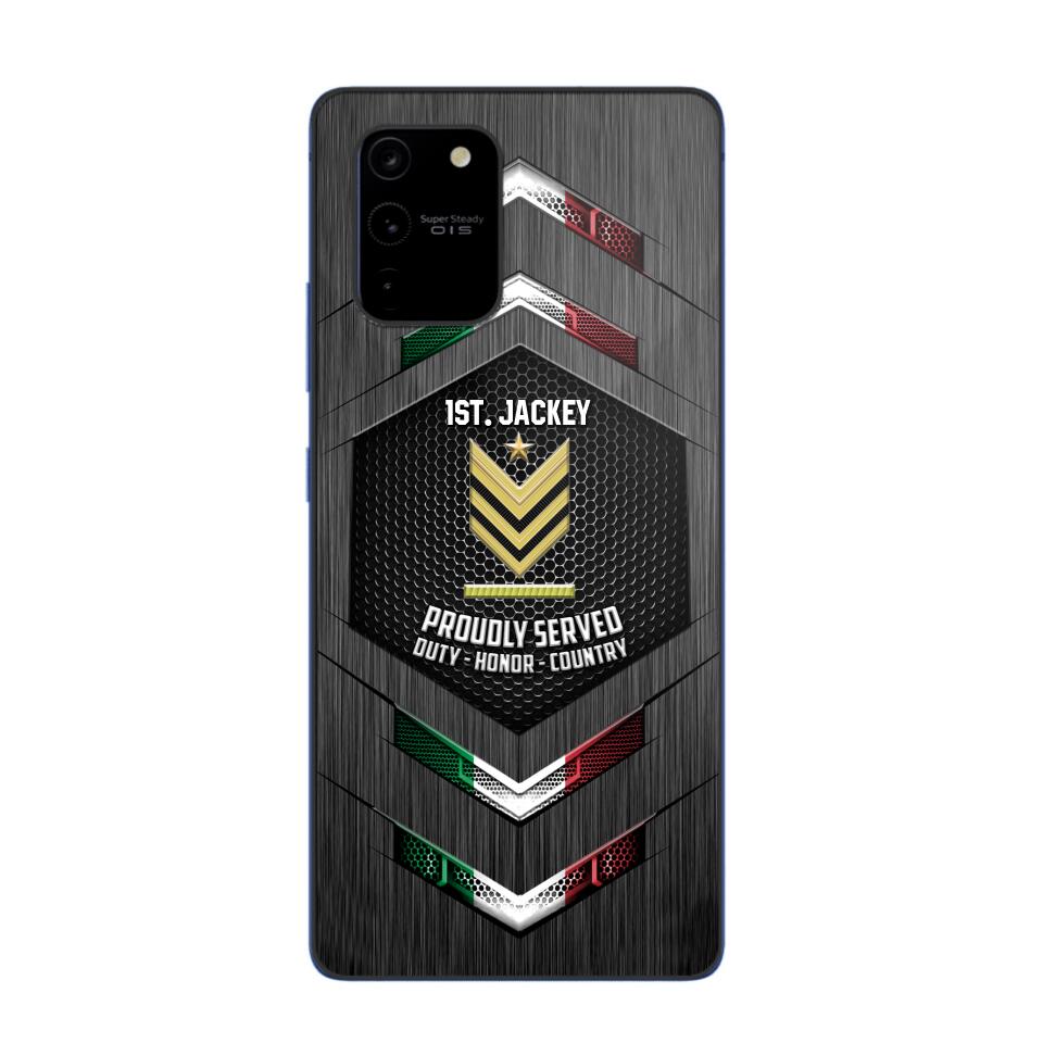 Personalized Italian Soldier Phone Case Printed 22JUL-HQ27