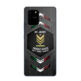 Personalized Italian Soldier Phone Case Printed 22JUL-HQ27