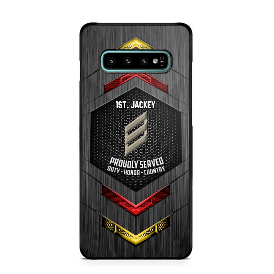 Personalized German Soldier Phone Case Printed 22JUL-HQ27