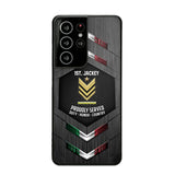 Personalized Italian Soldier Phone Case Printed 22JUL-HQ27