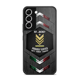 Personalized Italian Soldier Phone Case Printed 22JUL-HQ27