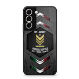 Personalized Italian Soldier Phone Case Printed 22JUL-HQ27