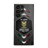 Personalized Italian Soldier Phone Case Printed 22JUL-HQ27