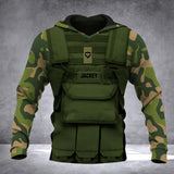Personalized Norwegian Soldier Hoodie 3D Printed 22JUL-DT28